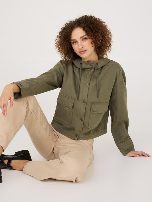 Hooded Bomber Jacket
